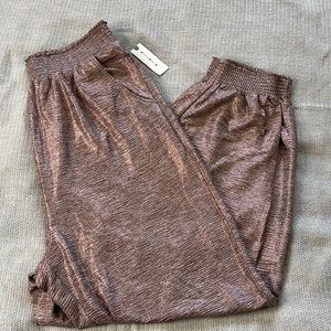 Anthropologie Pink Sparkle Pants